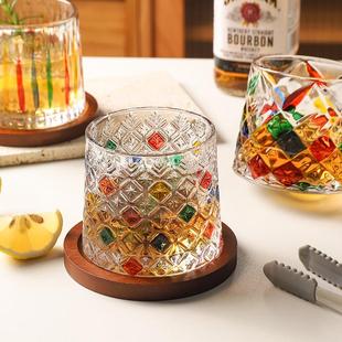 网红解压杯子高级感小众轻奢男士好看的喝酒杯子精致女水杯啤酒杯