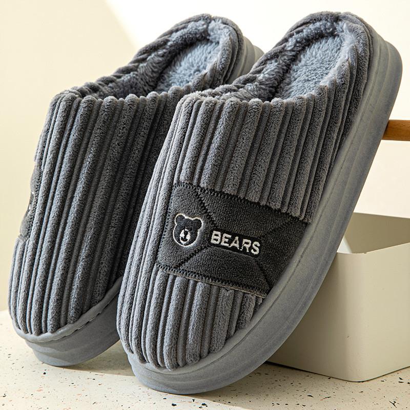 家用室内棉鞋棉拖鞋男士冬