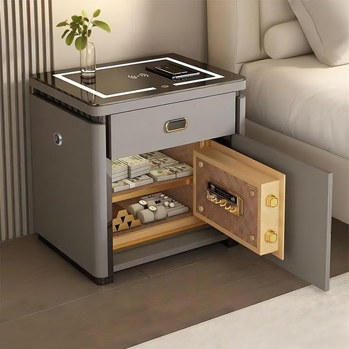 保险箱一体柜防盗智能床头柜