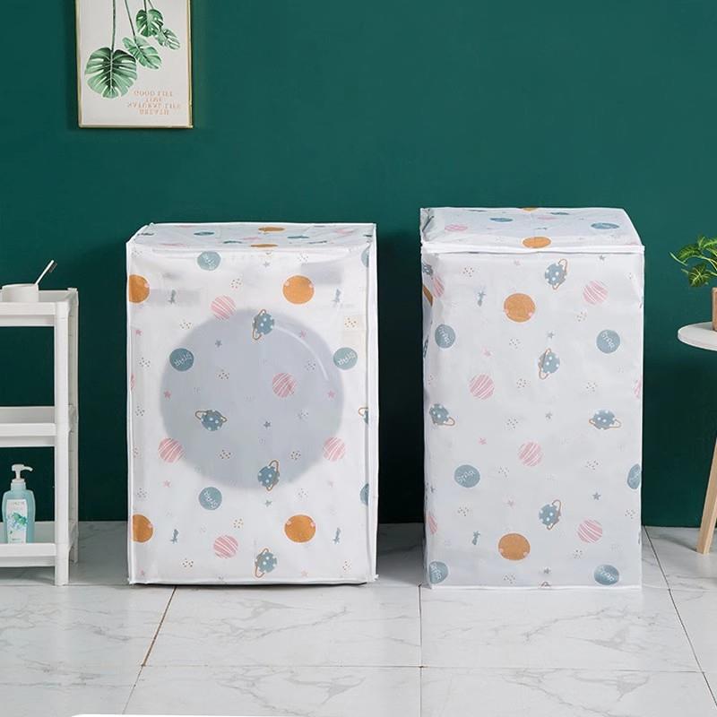 PEVA洗衣机罩防水防晒全自动上开波轮加厚通用防尘罩滚筒洗衣机套