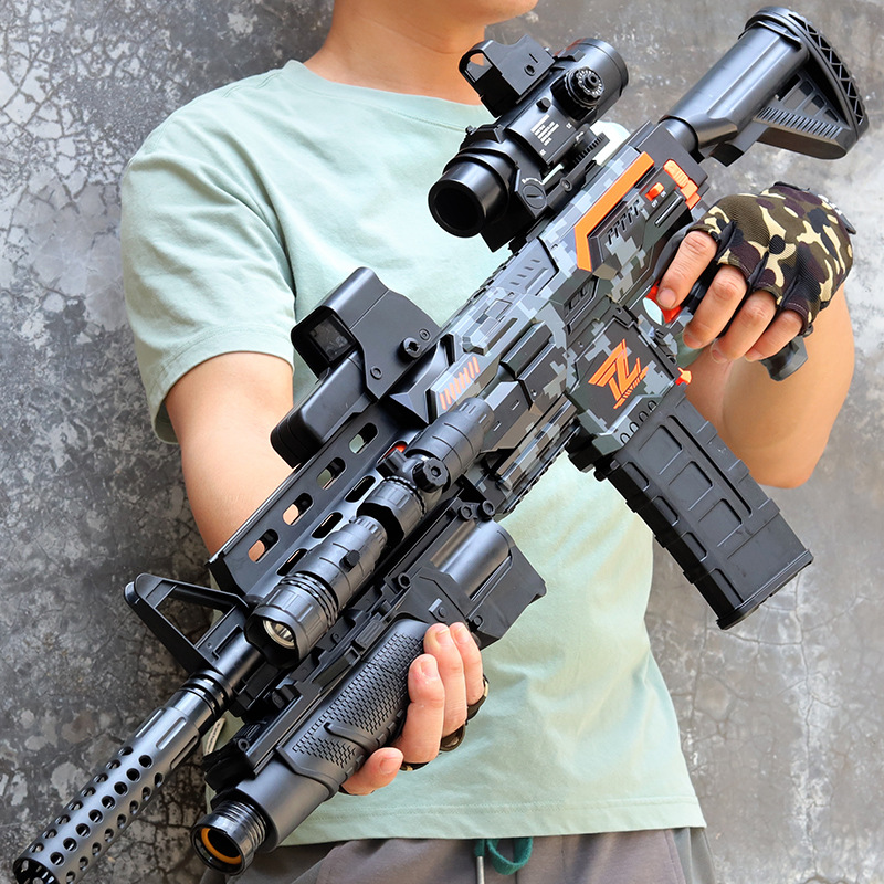 泰真M416高速电动连发ak105软弹