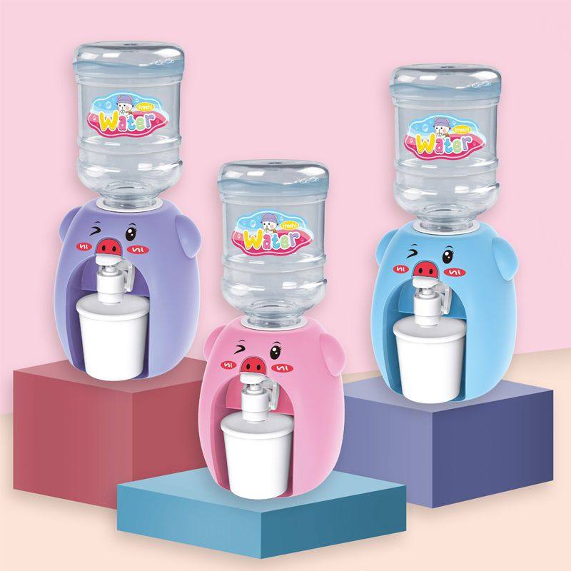 萌猪儿童仿真饮水机玩具糖果机饮料机小型迷你过家家厨房玩具