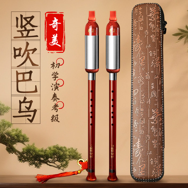 奇美巴乌小学生专用演奏儿童成人C调降B调竖吹巴乌初中生民族乐器