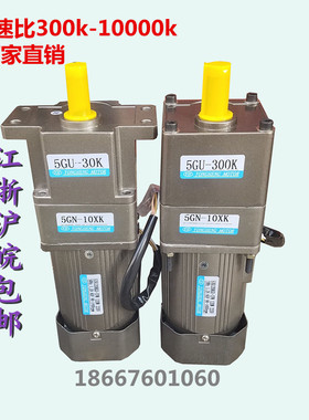 大速比低转速慢速40W120W90W300W调速电机马达300K-1000K220V380V