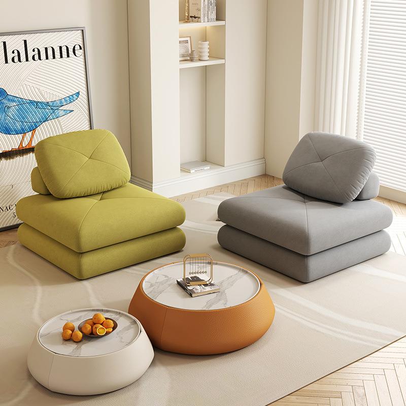 懒人沙发榻榻米豆腐块沙发床组合拆洗网红小户型布艺麻薯单人沙发