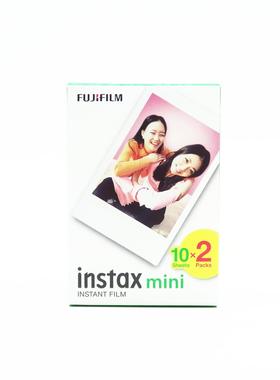 富士拍立得3寸相纸双包白边instaxminifilm10x2packs