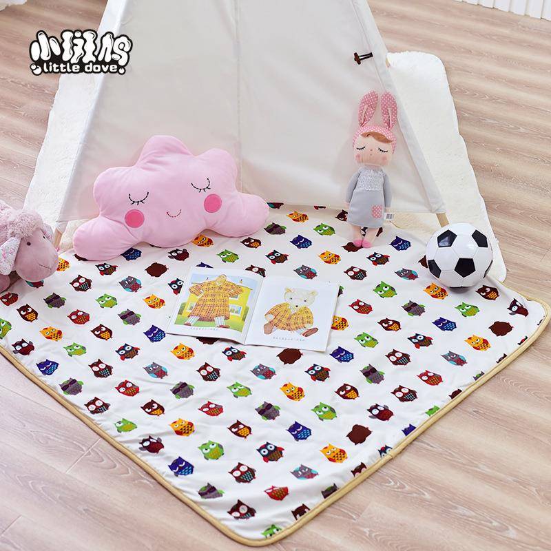 儿童帐篷配套地垫防潮加厚环保无味垫子宝宝爬行垫防滑地毯