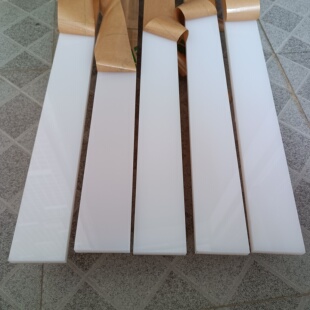 30加工 乳白色透光亚克力长条有机玻璃方条3