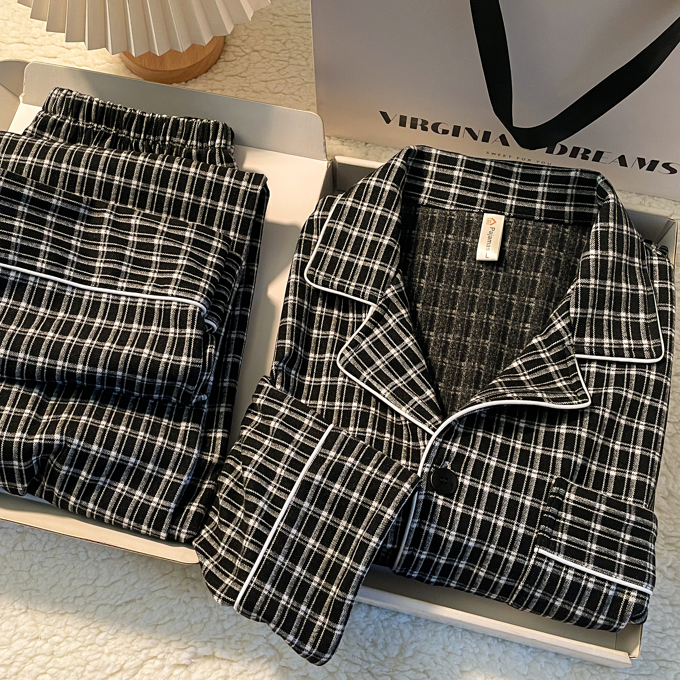 【送礼被男友夸爆】的秋冬睡衣男