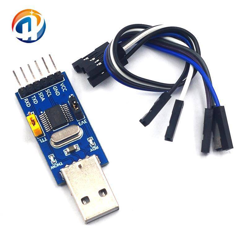 CH341T二合一模块 USB转I2C IIC UART USB转TTL 单片机串口下载器