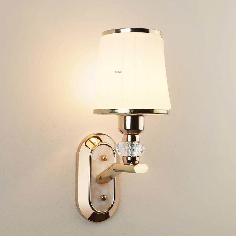 简约壁灯现代卧室床头灯客厅餐厅电视背景墙壁灯过道楼梯金色灯具