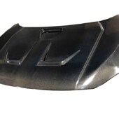 机头W盖 思域改装 碳纤引擎盖 16款 适用于十代思域碳纤维开孔机盖