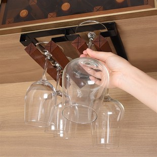 红酒杯架子高档轻奢家用酒柜杯架悬挂高脚杯N架倒挂葡萄酒杯架摆