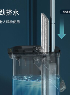 平板拖把2021新款家用免手洗一拖净干I湿两用拖地布懒人神器刮刮