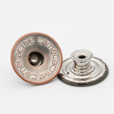 速发金属钮扣背带裤子牛仔裤扣子百搭摇头铆钉工字扣改腰围可调节