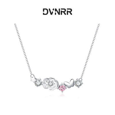 甜心玫瑰DVNRR高级感轻奢项链女