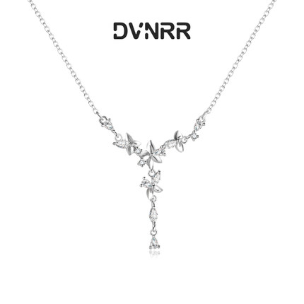 【七夕礼物】DVNRR紫藤花梦 设计师原创紫藤花项链精致百搭高级感