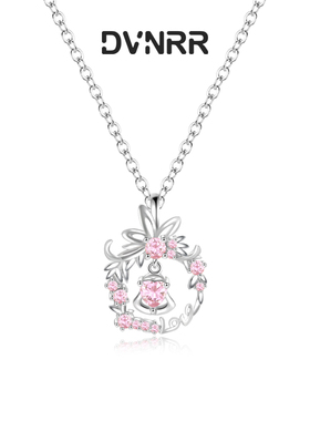 花环蝴蝶结精致轻奢小众锁骨链