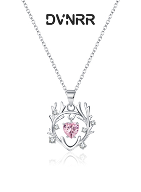 一鹿有你跳动的心DVNRR锁骨链女