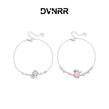 DVNRR猫咪巡游记 设计师原创小猫小狗手链s925银