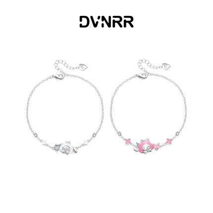 DVNRR莓莓喵喵汪汪 设计师原创闺蜜手链s925银