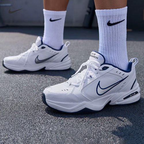耐克Nike Air Monarch 4白色415445-102 极速发货 断码清仓