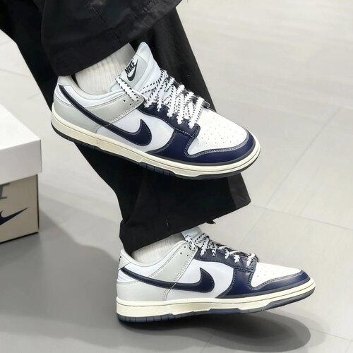 Nike Dunk Low 耐克男鞋白蓝低帮复古板鞋IM2222-101 断码特惠