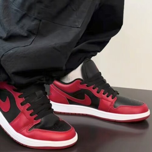 AIR JORDAN 1 LOW AJ1男子复古低帮休闲运动鞋 553558-606