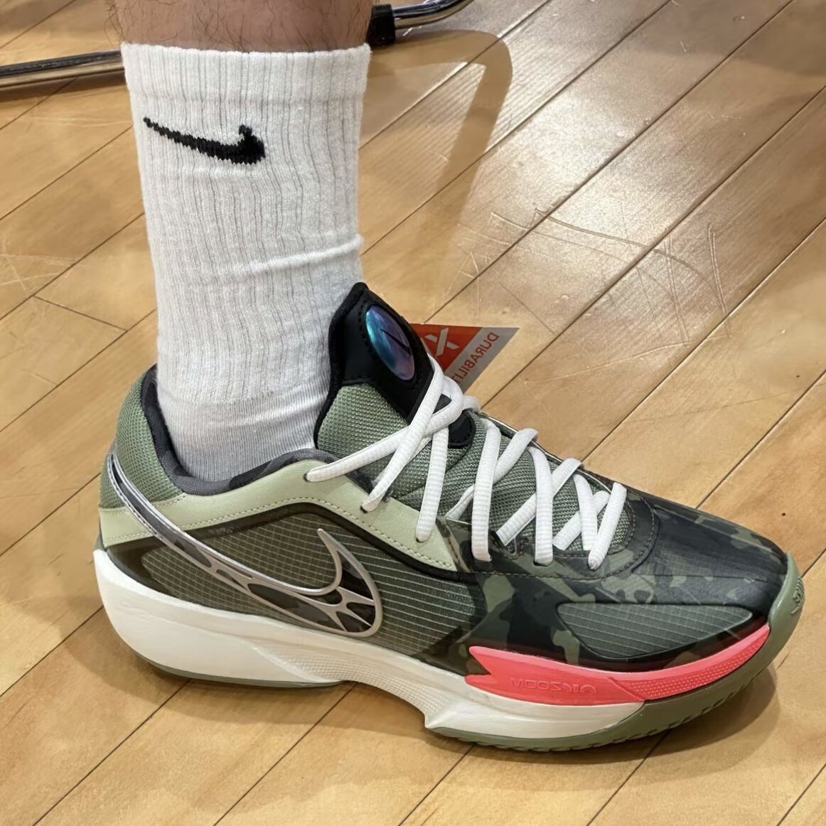 Nike耐克男鞋Air Zoom G.T迷彩绿训练实战篮球运动鞋HM3702-391