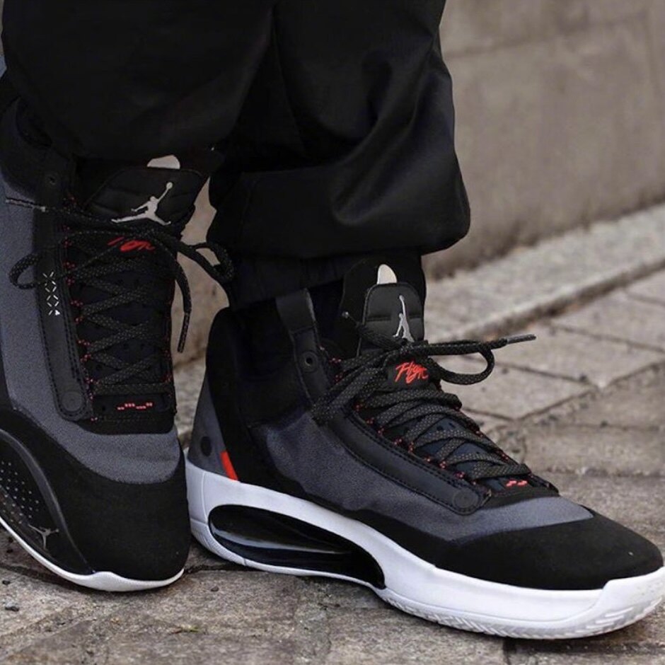 AIR JORDAN XXXIV PF AJ34黑红男子篮球鞋 CU3475-001 断码特惠