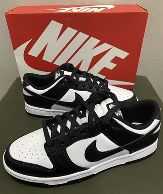 耐克黑白熊猫男子低帮复古休闲板鞋DD1391-100 天津仓