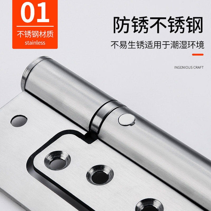 速发隐形门液压合页缓冲自动关门回弹闭门弹簧荷叶铰链木门免开槽