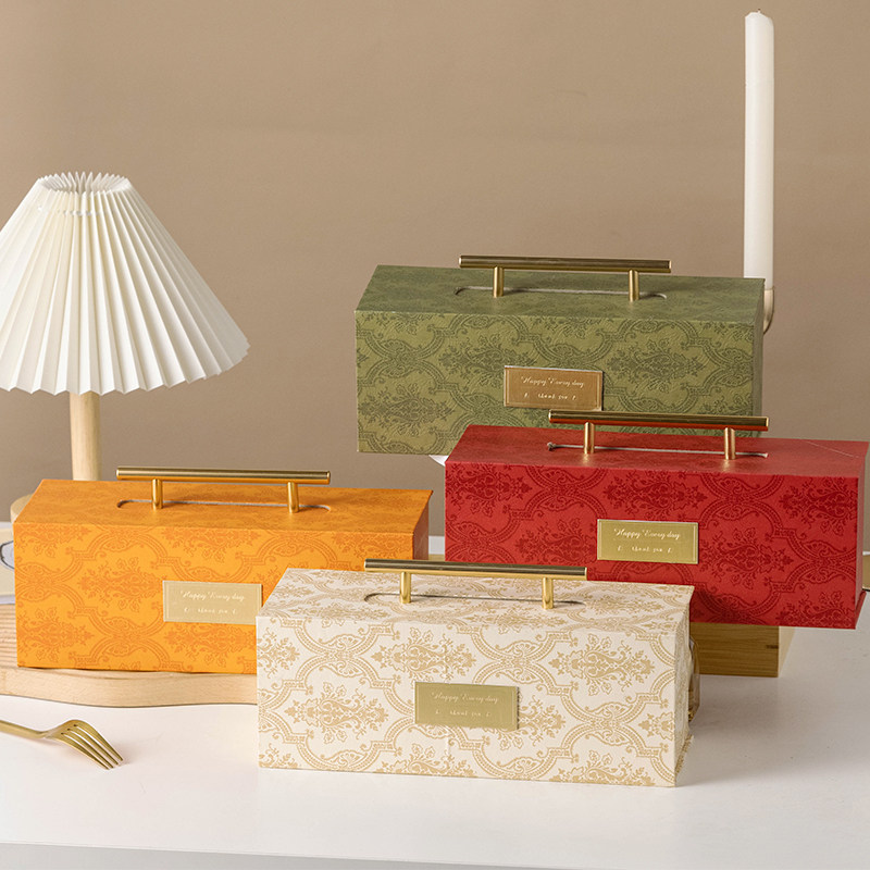 速发月饼包装心2022高款中秋冰皮流盒广式手提新档礼盒硬空盒6粒