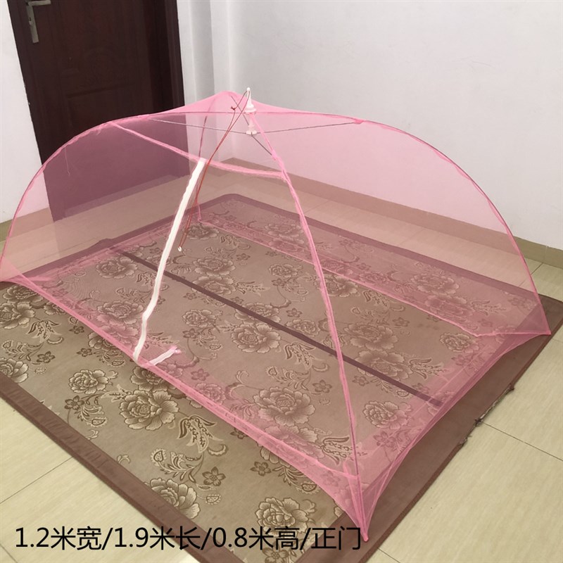 速发打地铺免安装蒙古包折叠无底1.5m床双人简易1.8米1.2单人大人