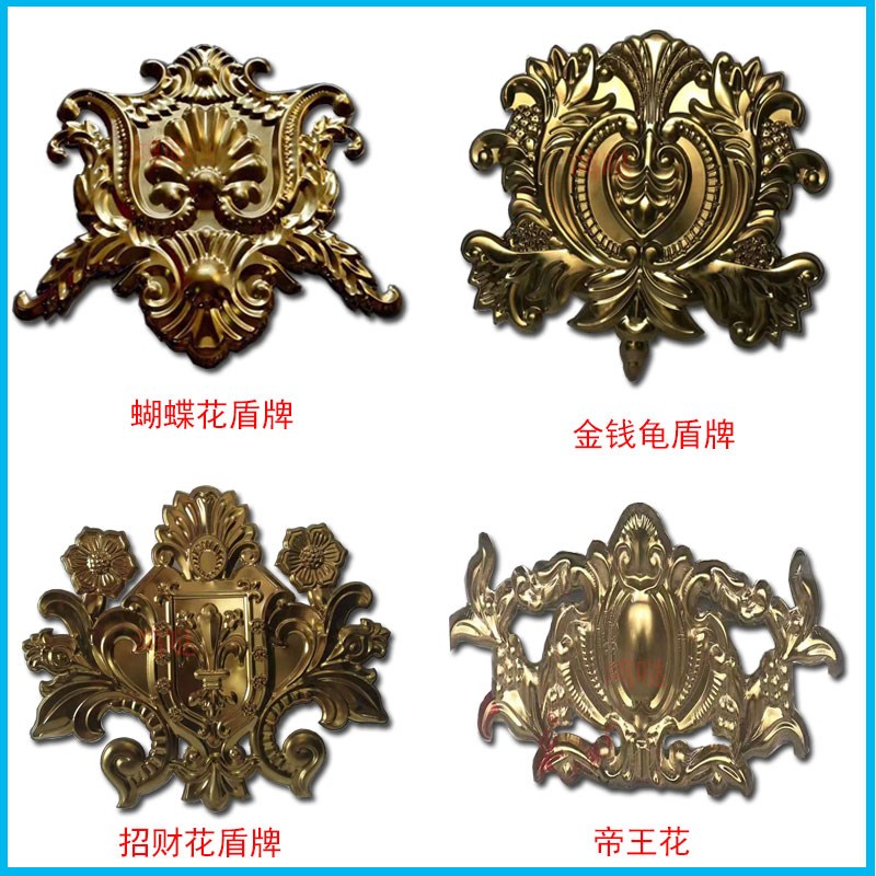 速发04不锈钢金钱龟盾牌铜门配件欧式庭院大门装饰花件招财