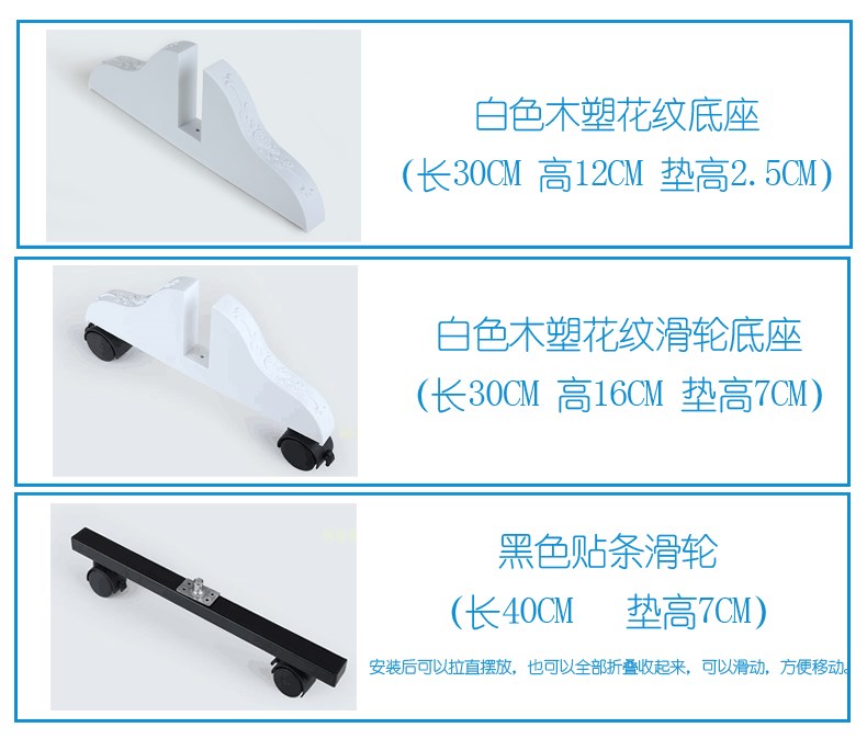 速发屏风隔断布艺移动折叠屏障简约现代折屏底座滑轮大底座可方便