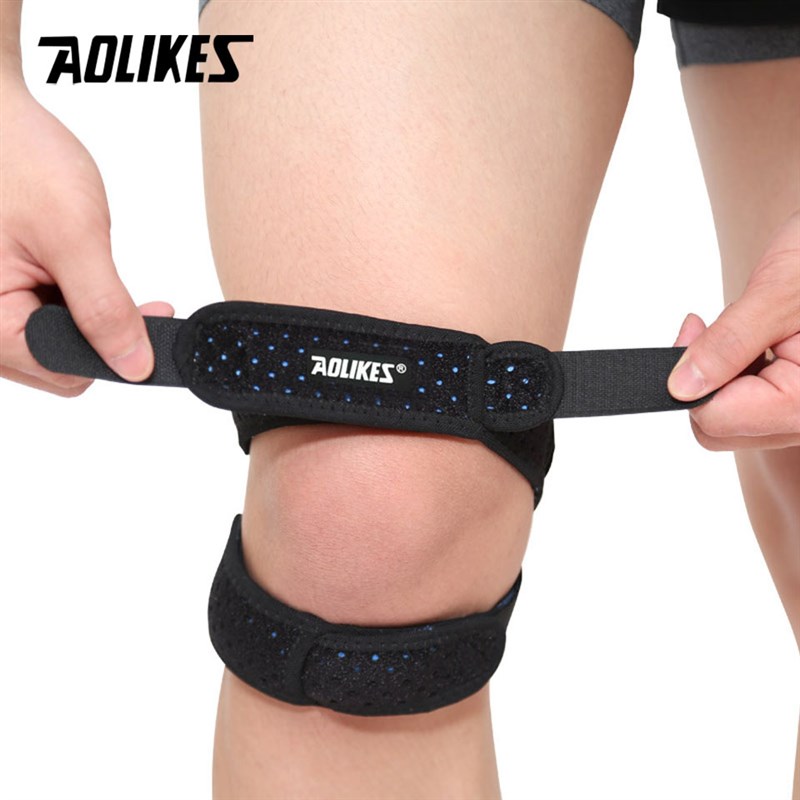 AOLIKES 1PCS Adjustable Patella Knee Tendon Strap Kneepad Su