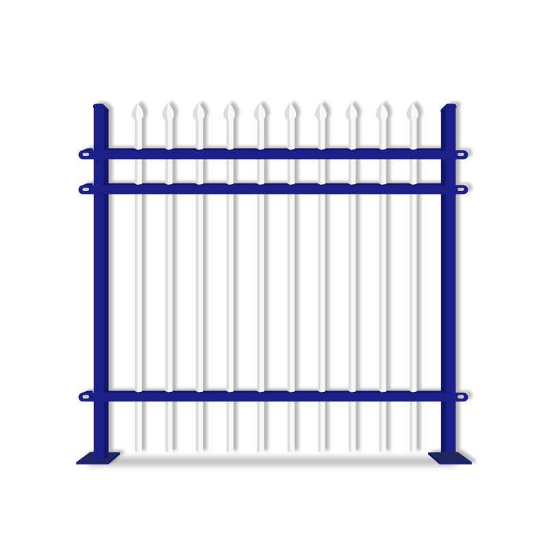 热浸镀锌钢护栏院子户外栏杆别墅农村庭院围墙围栏铁艺厂区社区栅