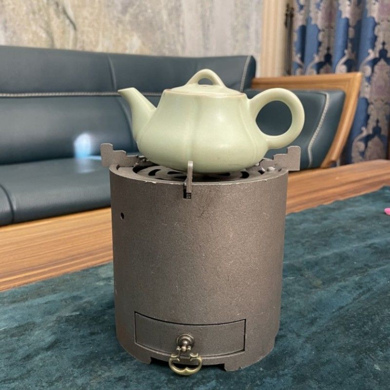 可携式家用户外多功能酒精木炭环保油煮茶烧水小泡茶炉油钢炭铁碳