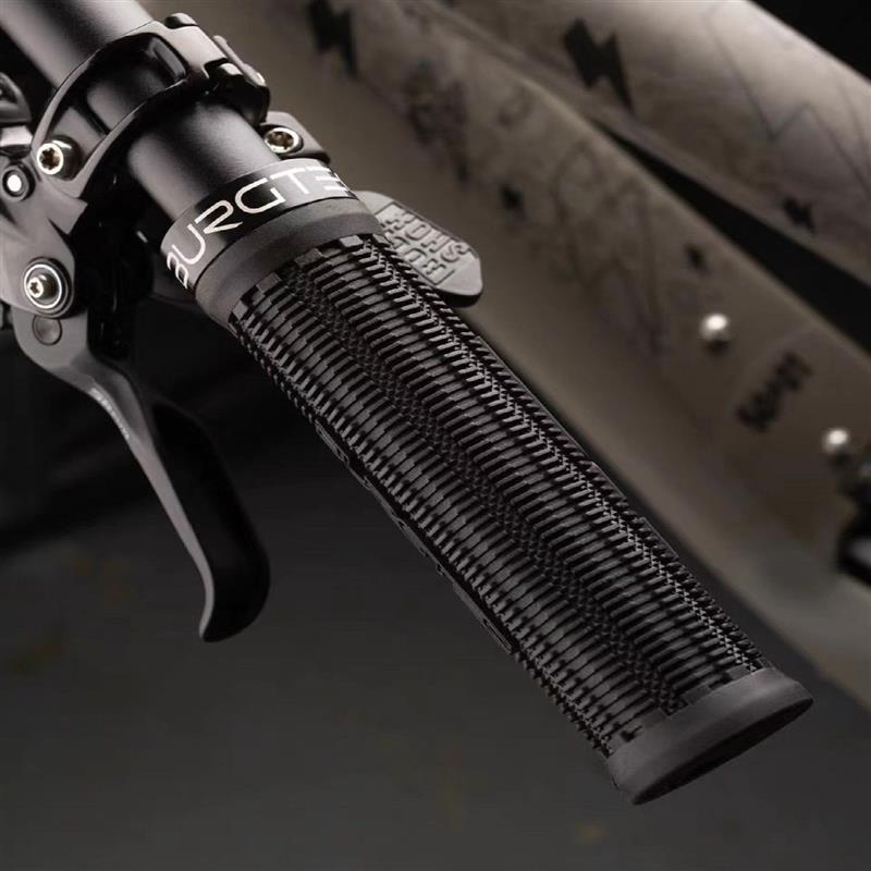 新品英国BURGTEC 锁死把套世界冠军签名版 速降登山车 自行车套把