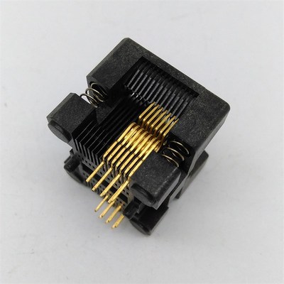 TSSOP14脚芯片测试座IC老化座 弹跳座子ots28-0.65-01SSOP14底座