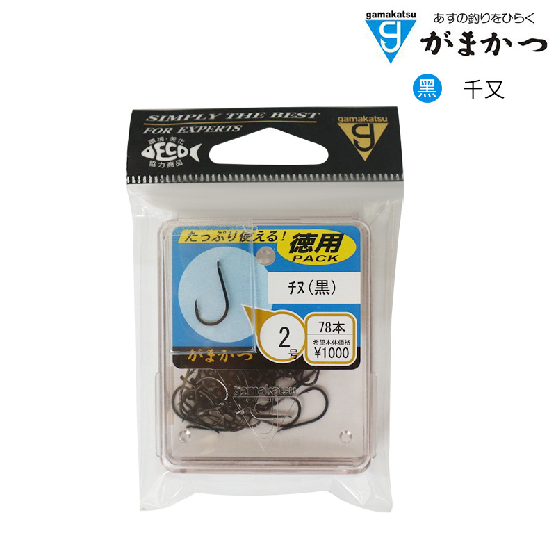 厂家鱼钩 德用千又 黑 倒刺竞技钩 矶钓海钓鱼钩