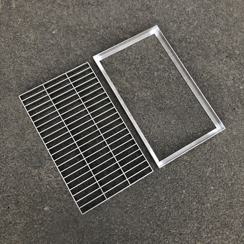 ()定制新款304不锈钢排水沟盖板下水道地沟雨水篦子500*300*30