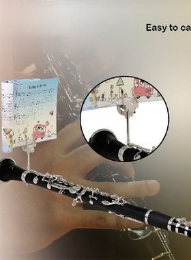 Clarinet Music Stand Clip Sheet Clamp Marching Accessories
