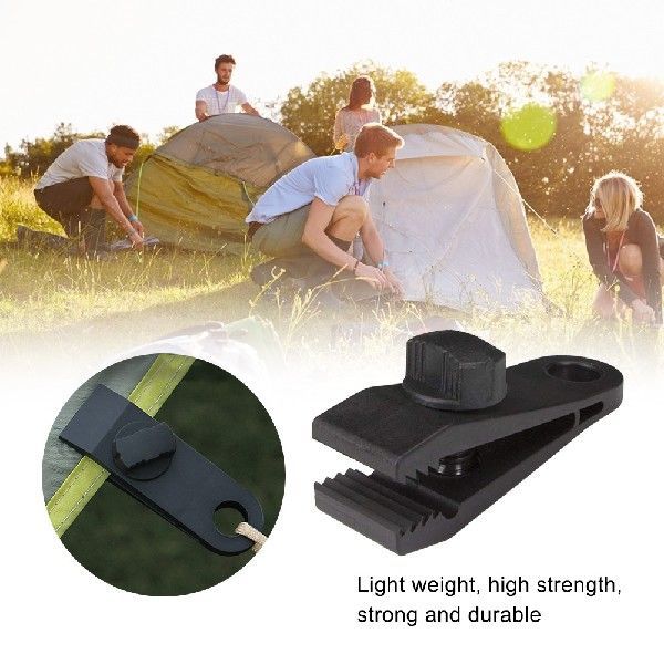 8pcs Tarp Clamp Awning Tent Canopy Clip Outdoor Wind Rope