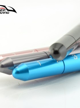 keep diving潜水叮叮棒 彩色 敲瓶器 水下探棒铝合金带刻度含手绳