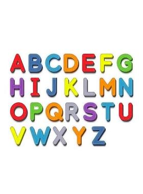26pcs Magnetic Letter Numbers Alphabet Fridge Magnets Colorf
