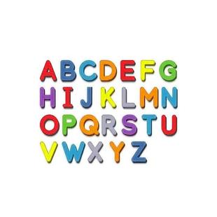 26pcs Magnetic Letter Numbers Alphabet Fridge Magnets Colorf