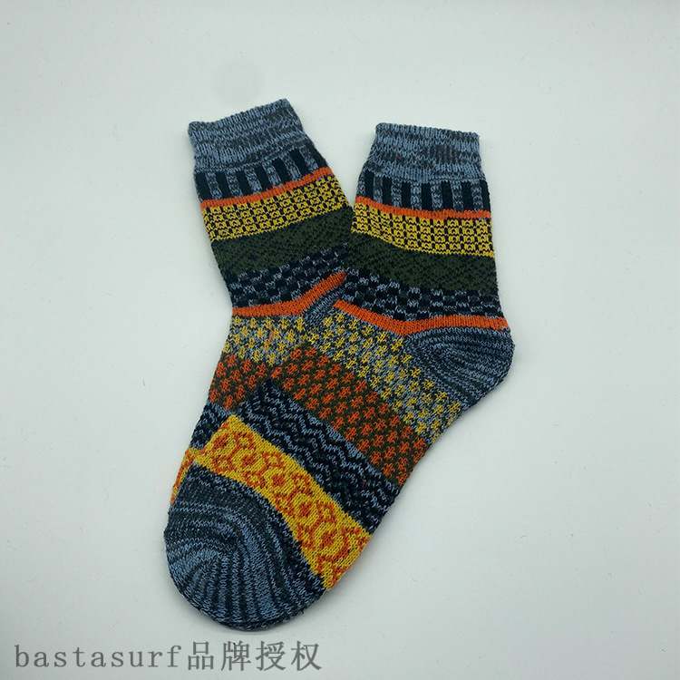 Socks mens autumn and winter warm rabbit wool socks vertic