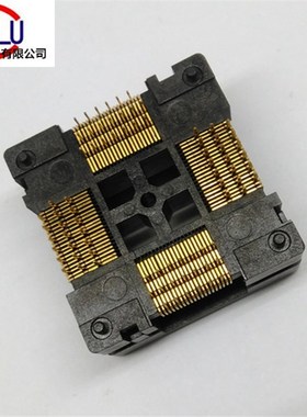 PIC18F85K90-I/PT TQFP-80 0.5间距 QFP80测试座 OTQ-80-0.5-02B